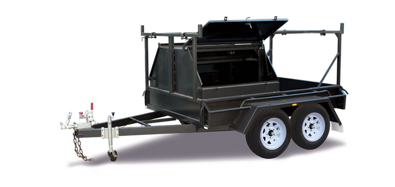 8x5 Tandem Half Tradie Top Trailer for Sale Brisbane