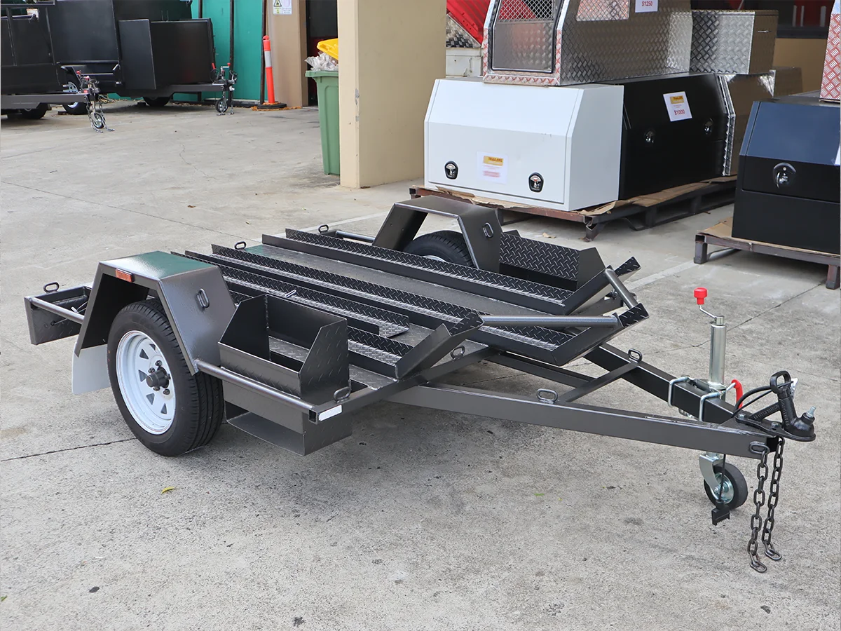Deluxe Heavy Duty Bike Trailer For Sale Brisbane — image 2