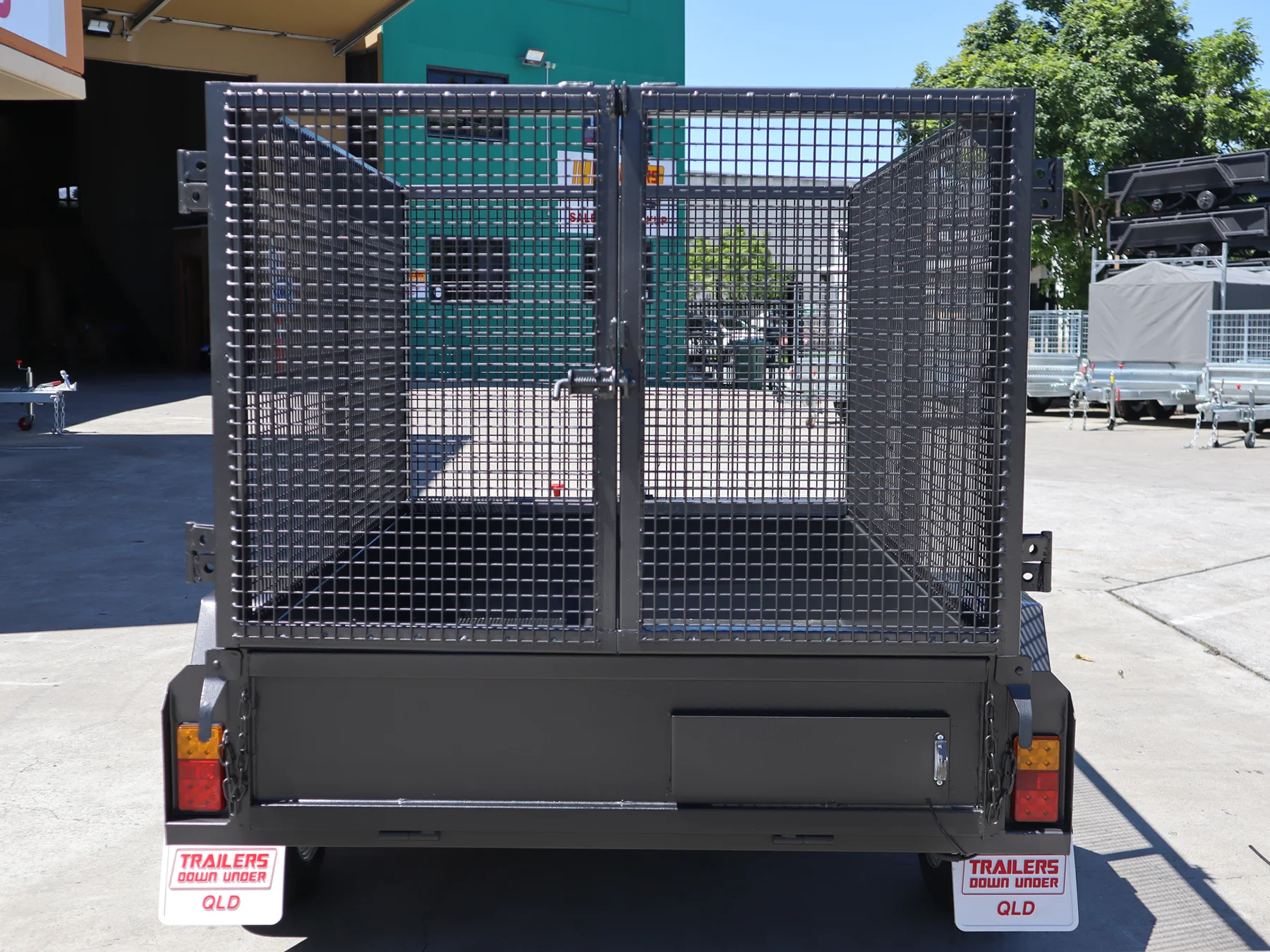 Gardening Trailer with Mower Box & Cage For Sale in Brisbane — image 5
