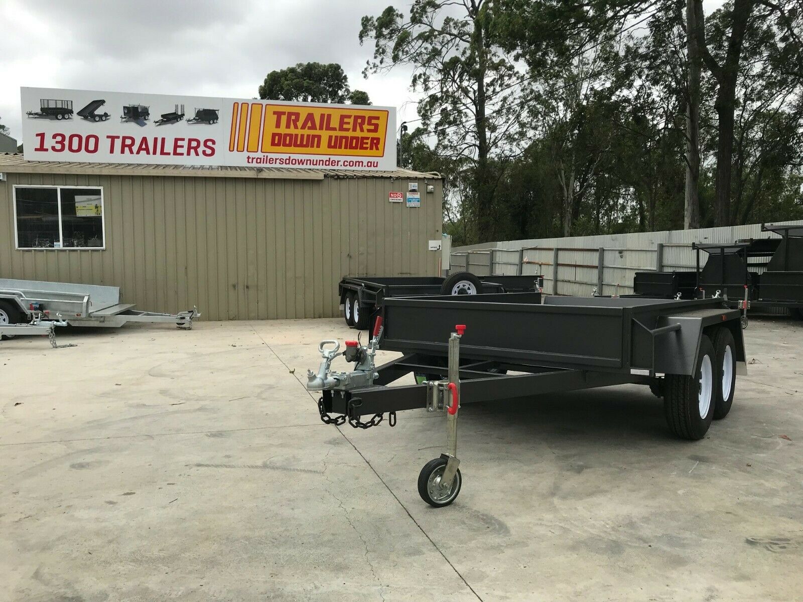 8x5 Australian Made Standard Tandem Box Trailer for Sale Brisbane — image 2