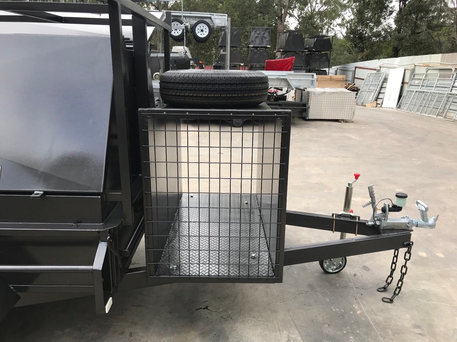 8x5 Tandem Tradesman Trailer For Sale With Compressor Box — image 5