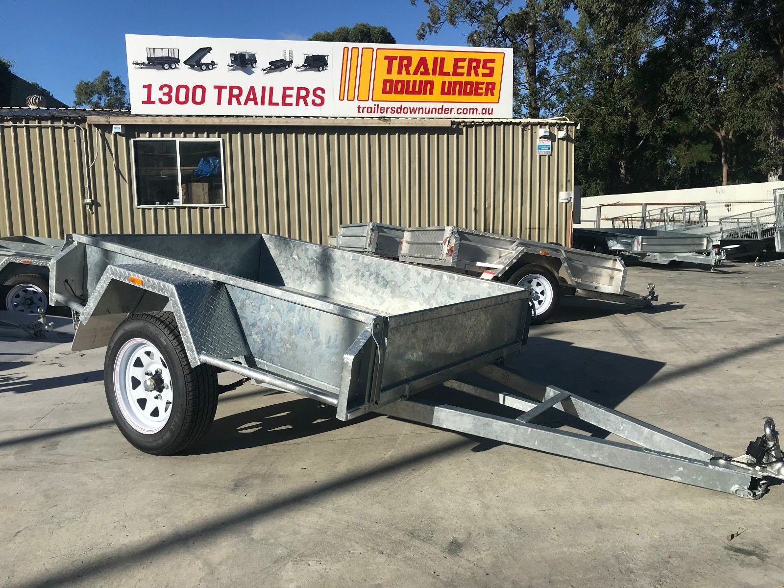 6x4 Commercial Heavy Duty Australian Made Galvanised Trailer for Sale - Brisbane — image 2