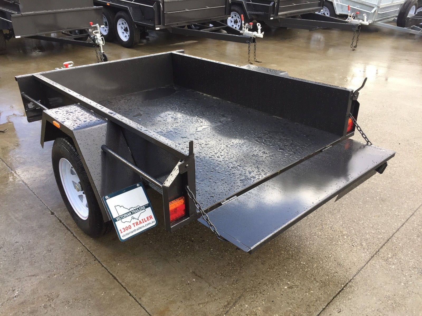 6x4 Medium Duty Smooth Floor Box Trailer For Sale Brisbane — image 4