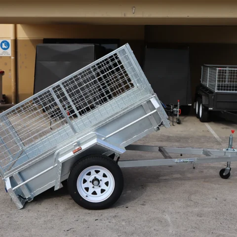 6x4 Galvanised Box Trailer with 2 Ft Cage for Sale in Brisbane — image 2