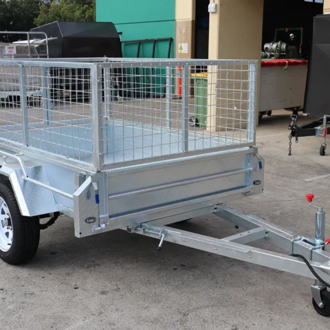 6x4 Galvanised Box Trailer with 2 Ft Cage for Sale in Brisbane — image 11