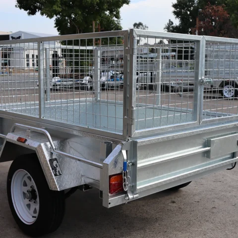 6x4 Galvanised Box Trailer with 2 Ft Cage for Sale in Brisbane — image 6