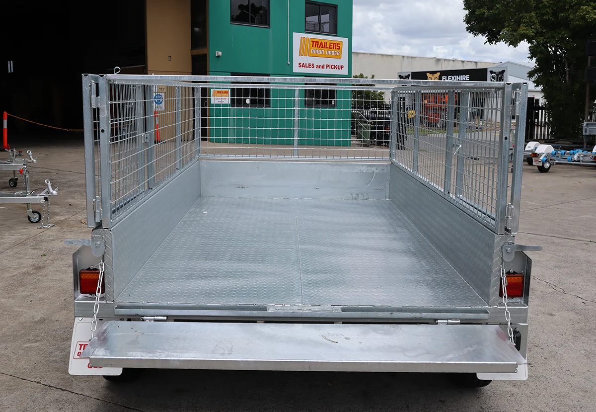 8x5 Galvanised Hydraulic Tipper Trailer for Sale in Brisbane | 3.5 Tonne | Rocker Roller Suspension | 2ft Cage — image 9