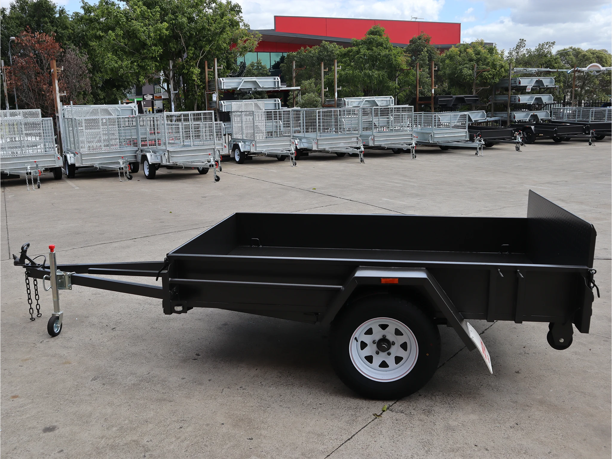 8x5 Single Axle Golf Buggy | Golf Cart Trailer with Manual Tilt For Sale Brisbane — image 2