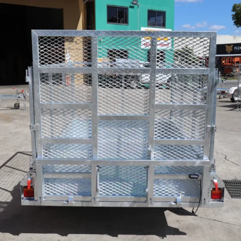 8x5 Galvanised 3ft Cage Trailer with 5ft Drop Down Ramp & Tilt Function for Sale Brisbane — image 5