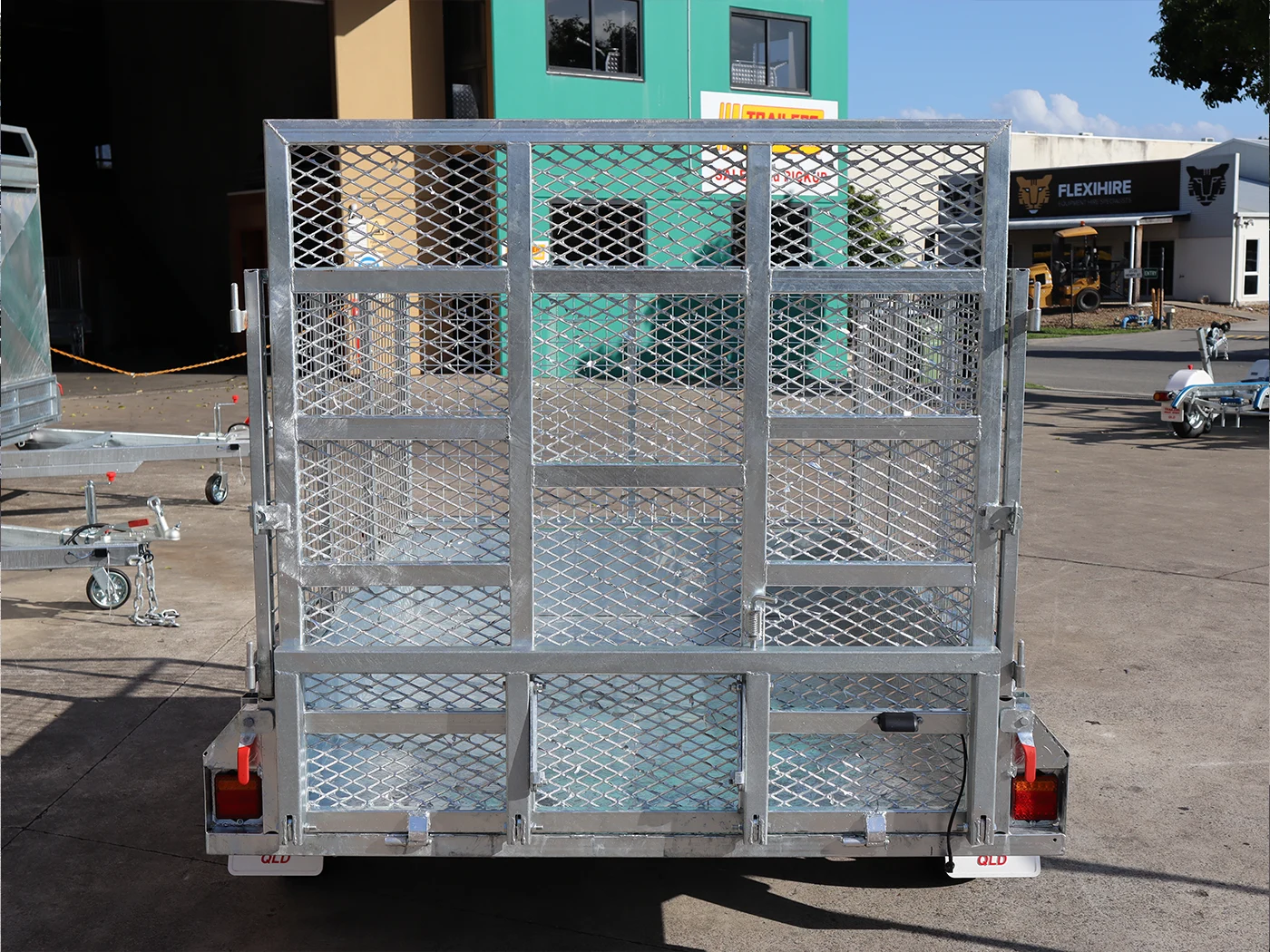 7x5 Galvanised 3ft Cage Trailer with 5ft Drop Down Ramp & Tilt Function Trailer for Sale Brisbane — image 8