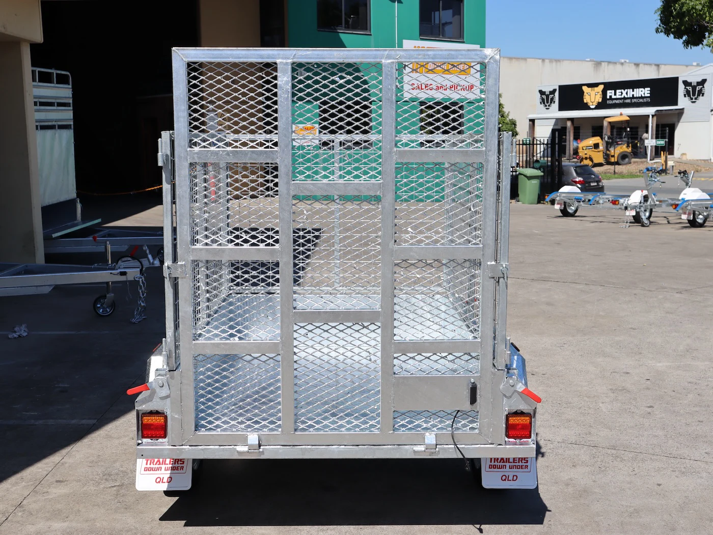 6x4 Galvanised 3ft Cage Trailer with 5ft Drop Down Ramp & Tilt Function Trailer for Sale Brisbane — image 7