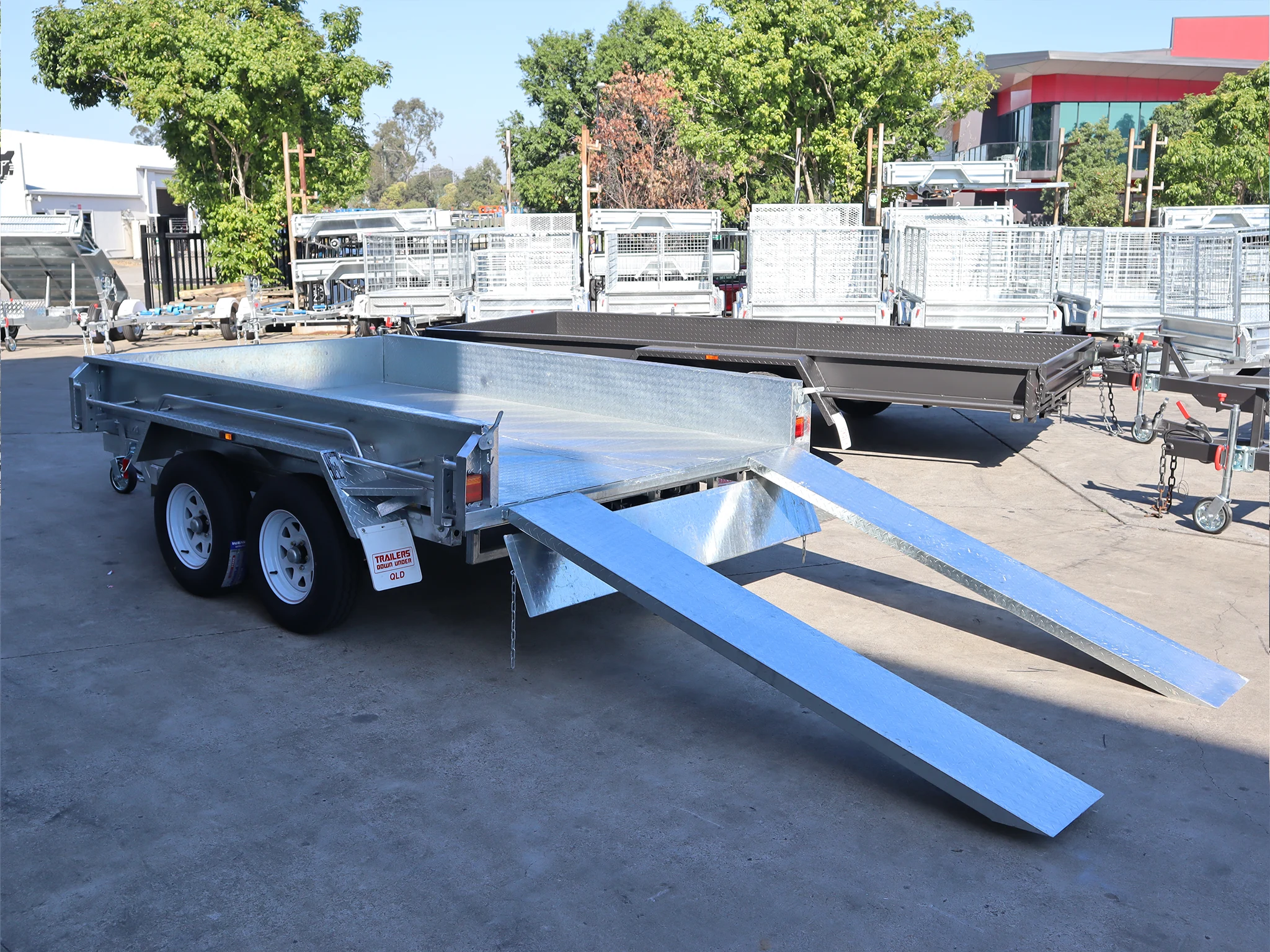 10x6 Galvanised Hydraulic Tipper Trailer for Sale in Brisbane | 3.5 Tonne | With Slide Under Ramps — image 9