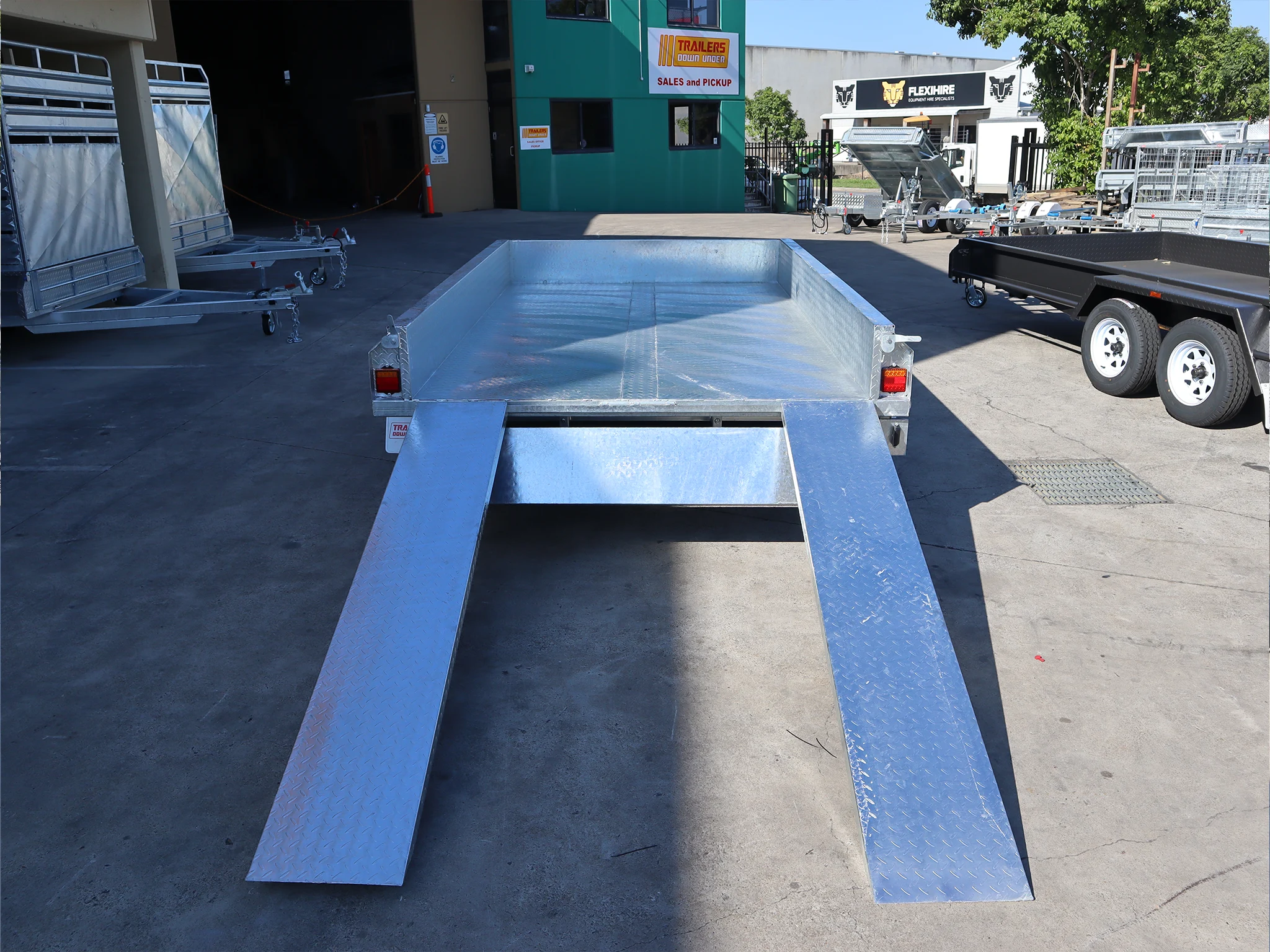 10x6 Galvanised Hydraulic Tipper Trailer for Sale in Brisbane | 3.5 Tonne | With Slide Under Ramps — image 2