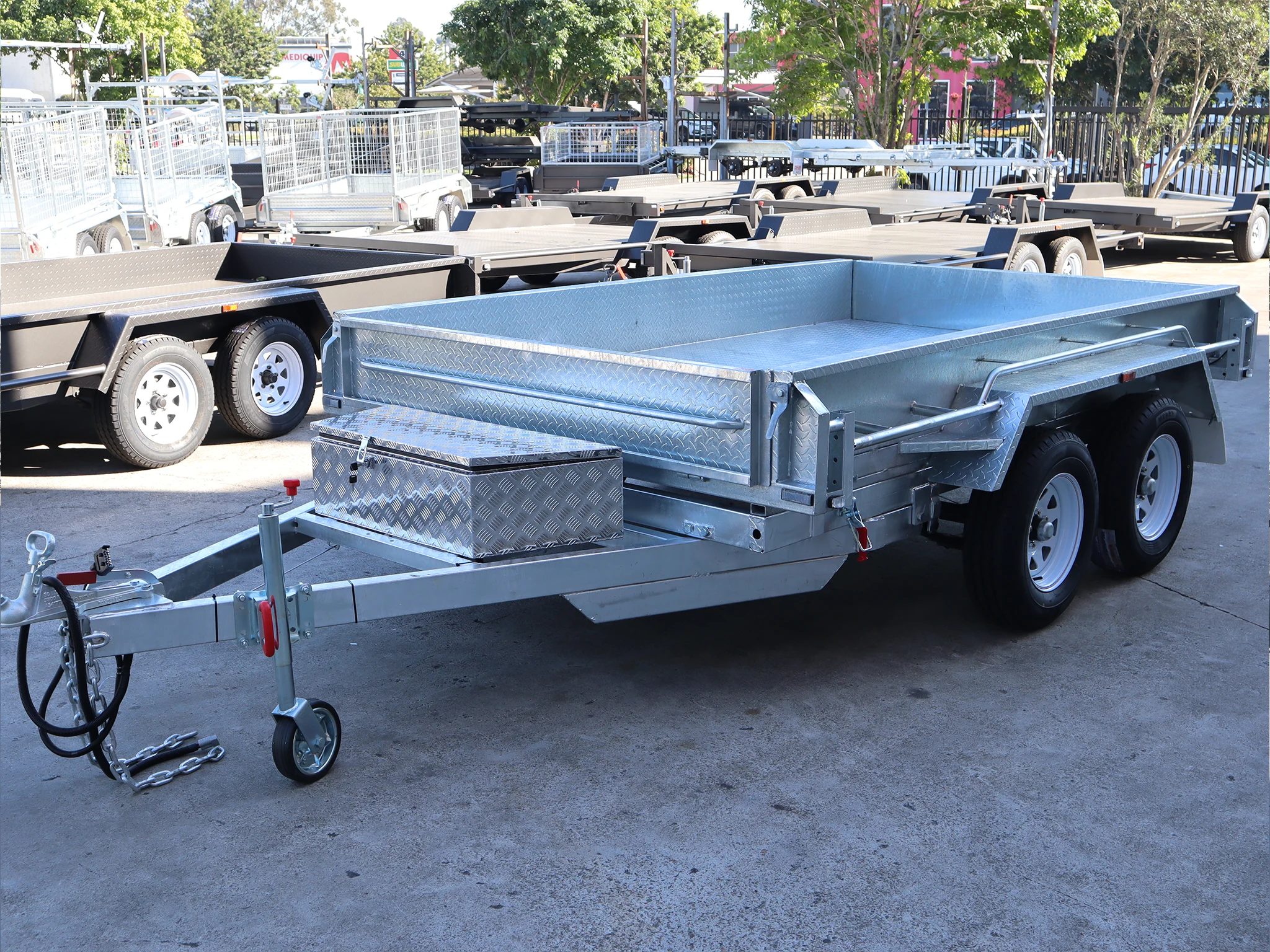 10x6 Galvanised Hydraulic Tipper Trailer for Sale in Brisbane | 3.5 Tonne ATM — image 4