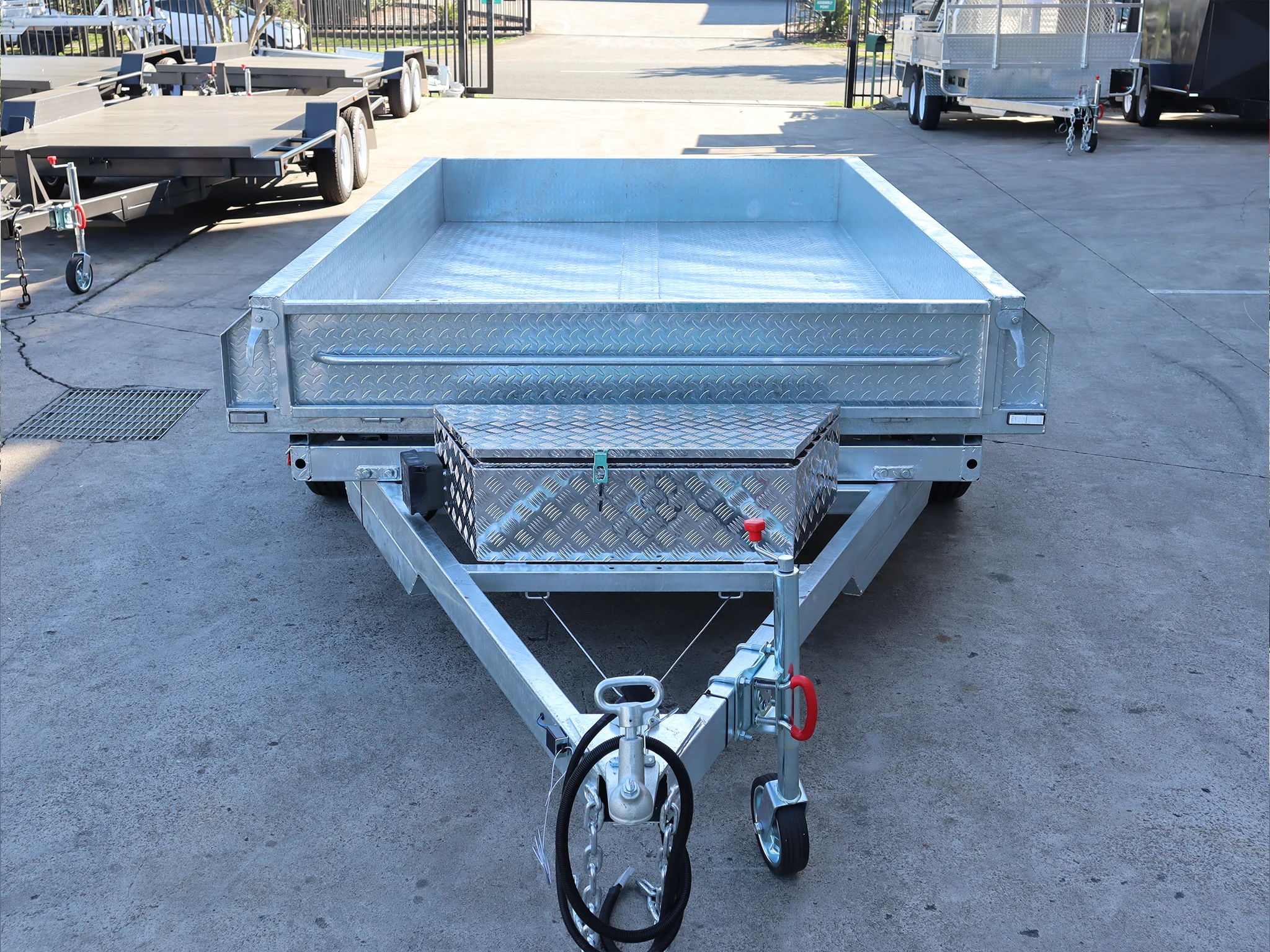 10x6 Galvanised Hydraulic Tipper Trailer for Sale in Brisbane | 3.5 Tonne ATM — image 5