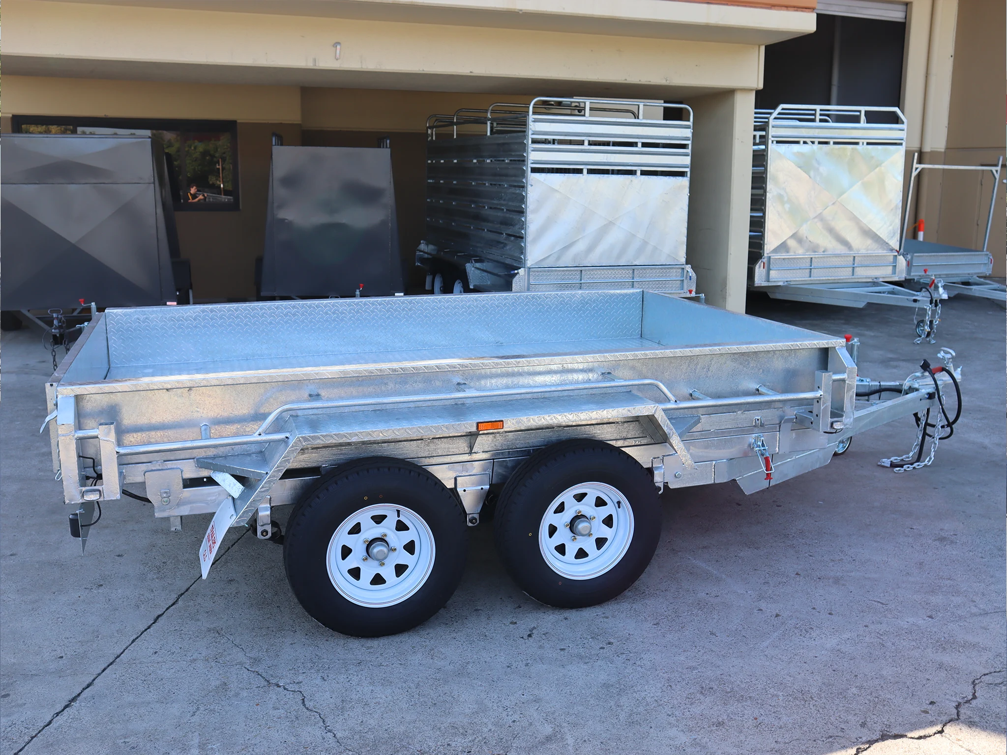 10x6 Galvanised Hydraulic Tipper Trailer for Sale in Brisbane | 3.5 Tonne ATM — image 7