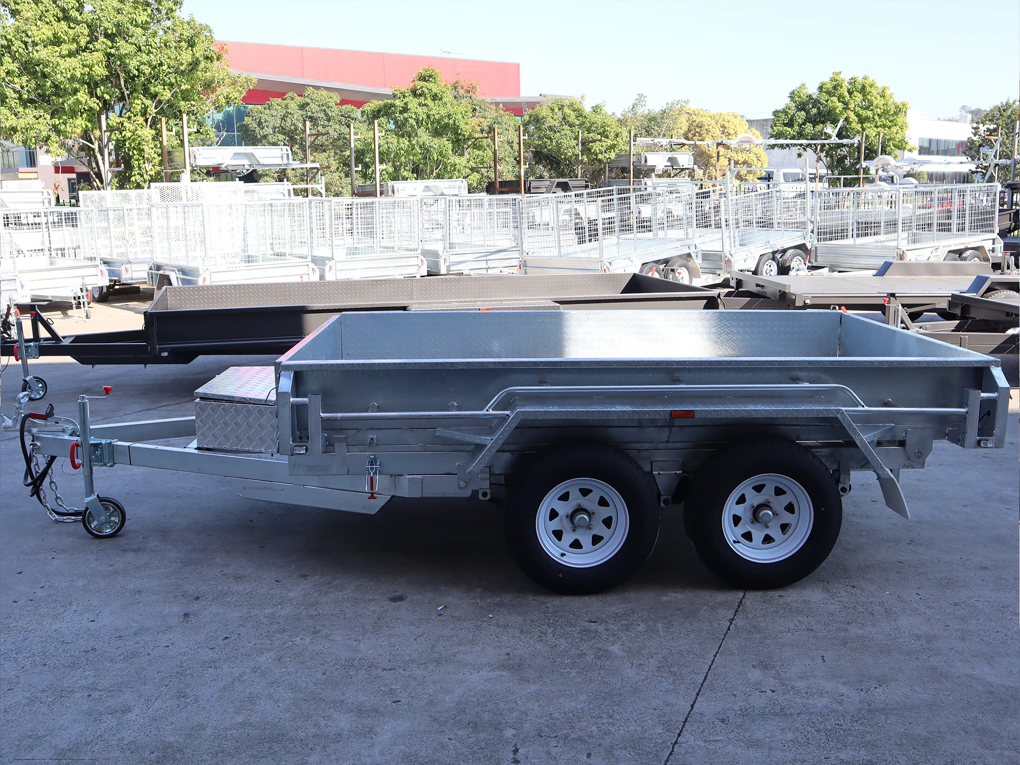 10x6 Galvanised Hydraulic Tipper Trailer for Sale in Brisbane | 3.5 Tonne ATM — image 12