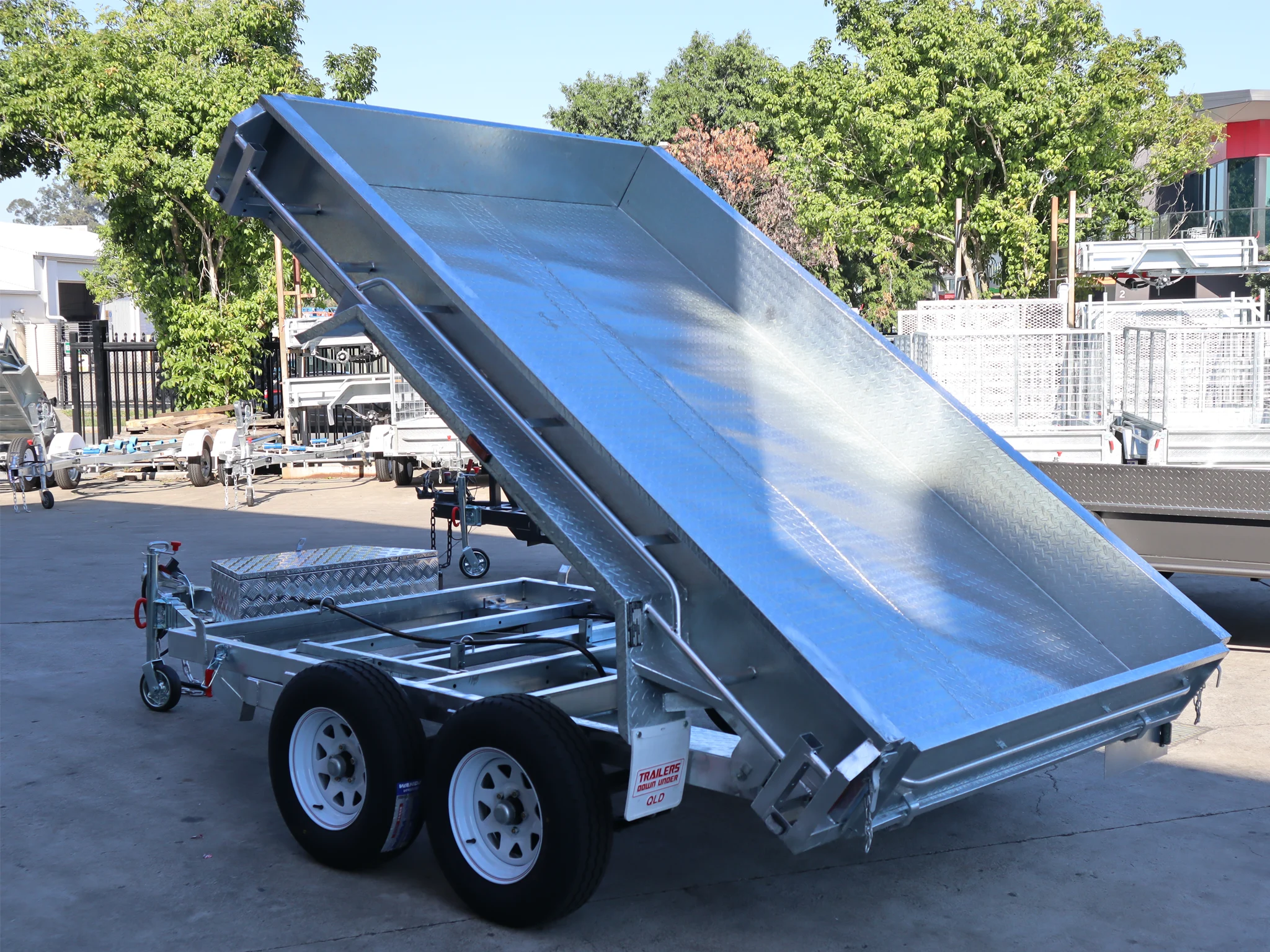 10x6 Galvanised Hydraulic Tipper Trailer for Sale in Brisbane | 3.5 Tonne ATM