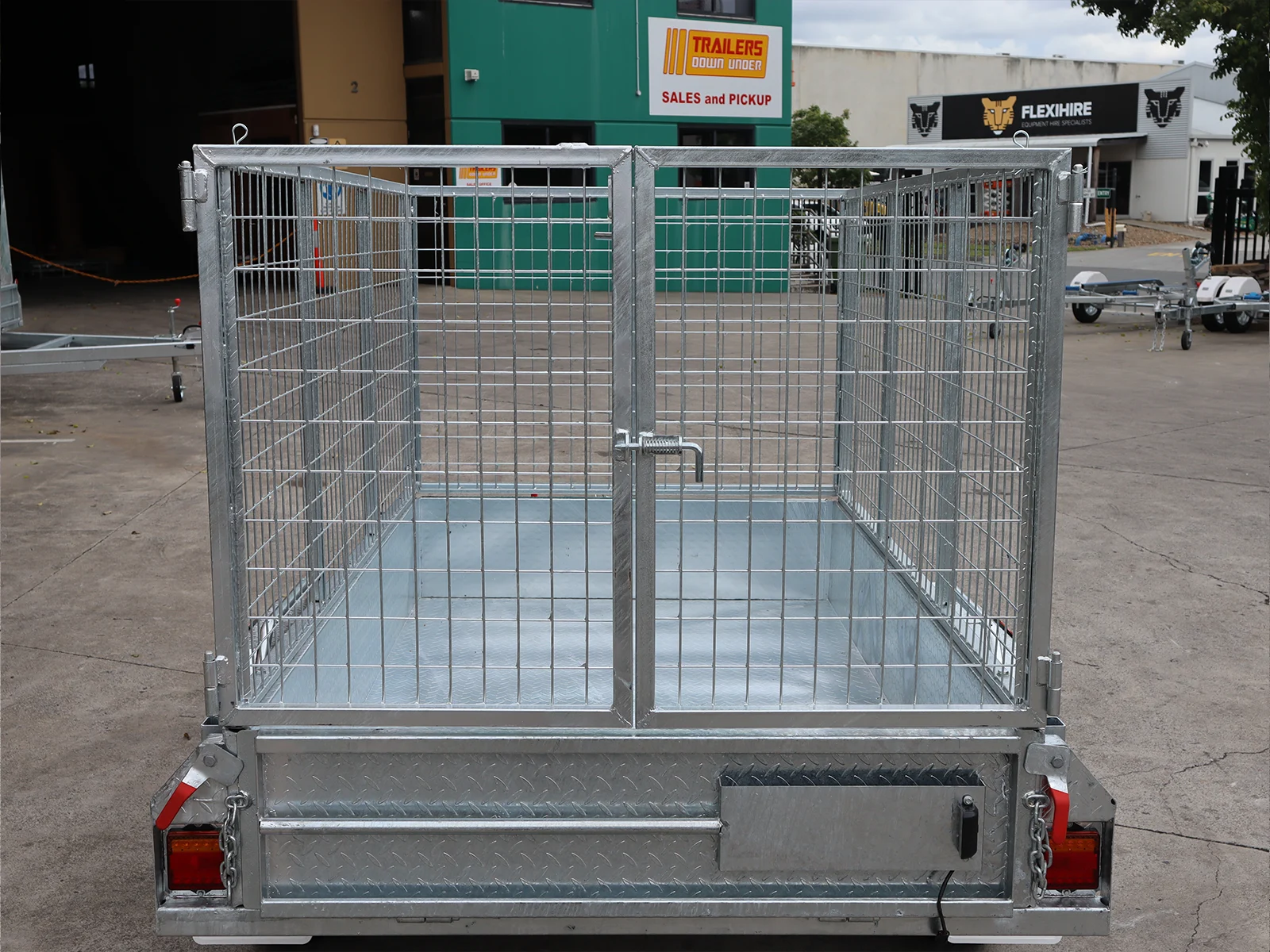 7x4 Extra Heavy Duty Single Axle Galvanised Trailer 1.0 Tonne ATM with 3 Ft Cage for Sale in Brisbane — image 5
