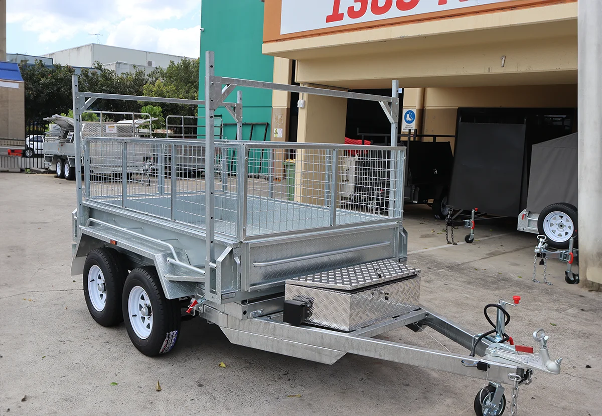 8x5 Galvanised Hydraulic Tipper Trailer 2ft Cage Ramps and Racks | 3.5 Tonne | Rocker Roller Suspension — image 10