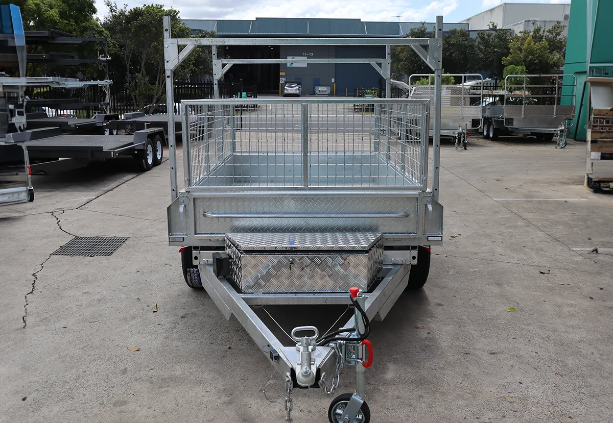 8x5 Galvanised Hydraulic Tipper Trailer 2ft Cage Ramps and Racks | 3.5 Tonne | Rocker Roller Suspension — image 11