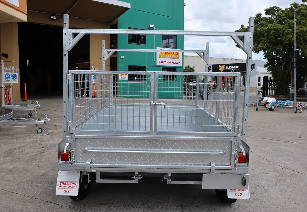 8x5 Galvanised Hydraulic Tipper Trailer 2ft Cage Ramps and Racks | 3.5 Tonne | Rocker Roller Suspension — image 7