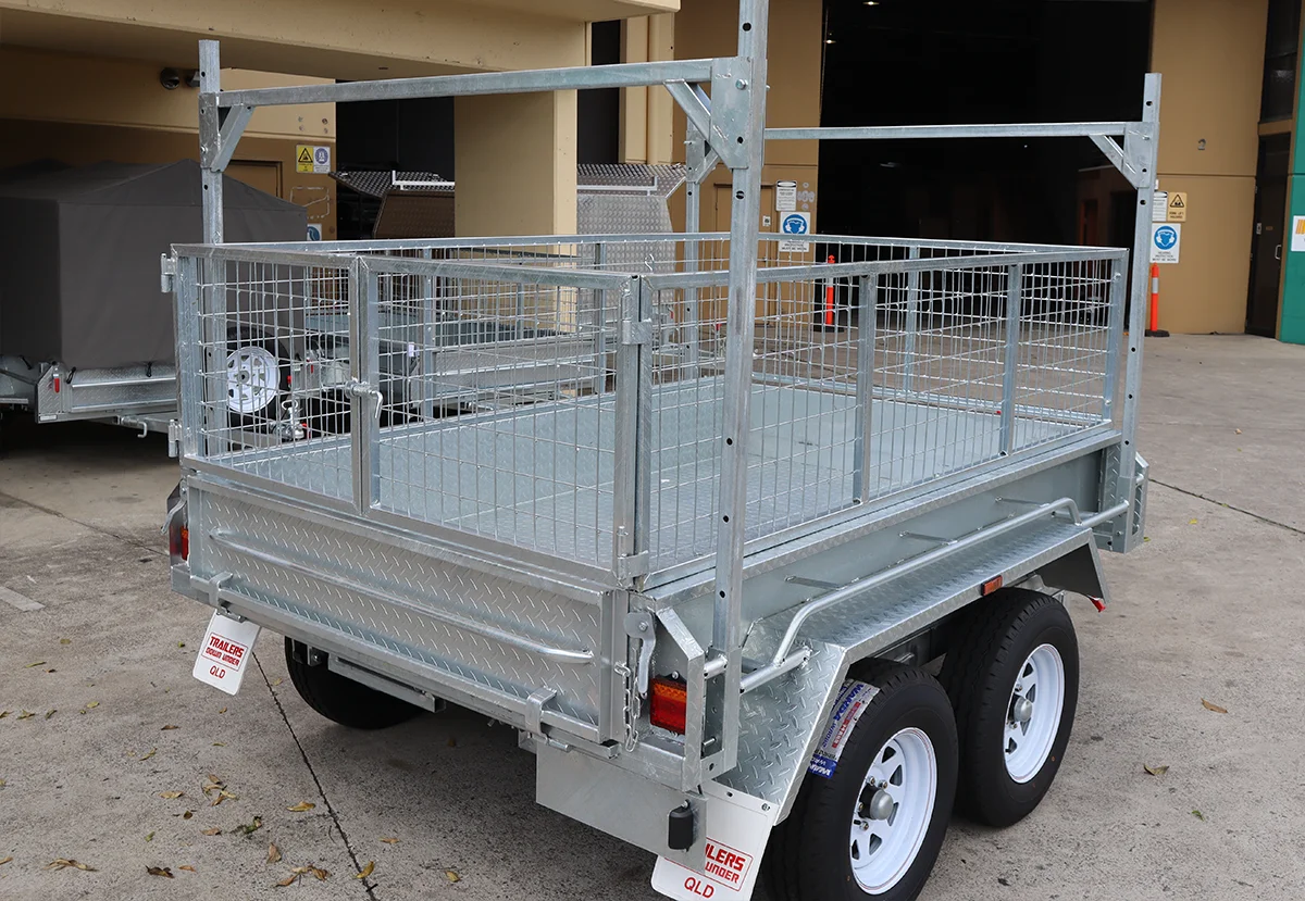 8x5 Galvanised Hydraulic Tipper Trailer 2ft Cage Ramps and Racks | 3.5 Tonne | Rocker Roller Suspension — image 8
