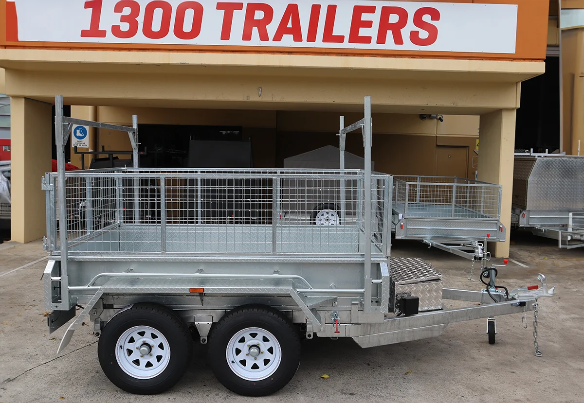 8x5 Galvanised Hydraulic Tipper Trailer 2ft Cage Ramps and Racks | 3.5 Tonne | Rocker Roller Suspension — image 9