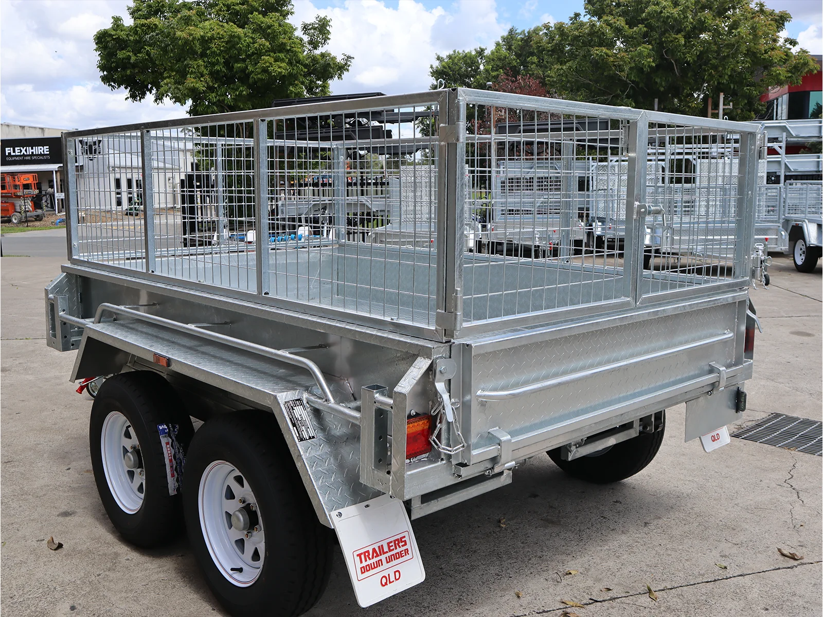 8x5 Galvanised Hydraulic Tipper Trailer 2ft Cage and Ramps | 3.5 Tonne | Rocker Roller Suspension — image 16