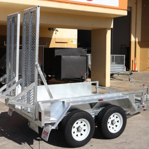 8x5 Heavy Duty Galvanised Plant Trailer 3.2 Tonne ATM — image 5