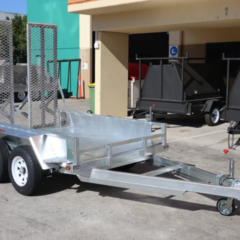 8x5 Heavy Duty Galvanised Plant Trailer 3.2 Tonne ATM — image 3