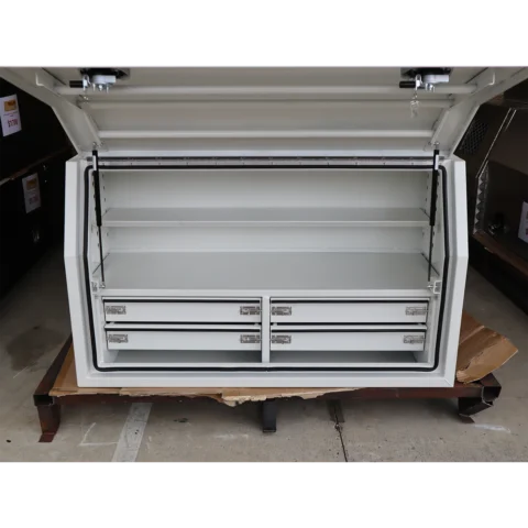 White Flatplate Aluminium Toolbox with 4 Drawers for Sale Brisbane — image 2