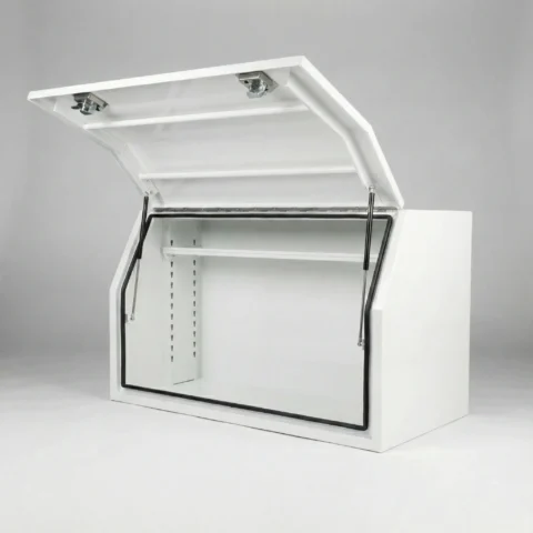 1400mm Aluminium Toolbox for Trailer Storage – Full Recessed & Lockable — image 2