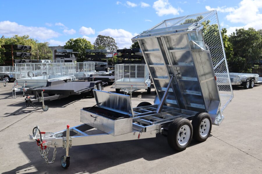 8×5 Galvanised Hydraulic Tipper Trailer | 3.5 Tonne | Rocker Roller Suspension