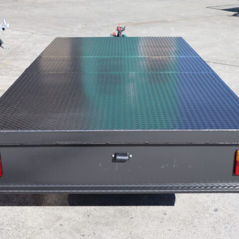 10×5 Heavy Duty Tandem Flat Top Trailer For Sale — image 3
