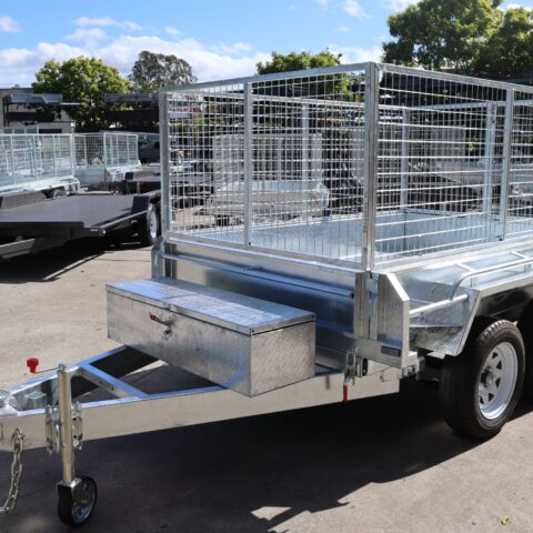 8×5 Galvanised Hydraulic Tipper Trailer | 3.5 Tonne | Rocker Roller Suspension — image 8