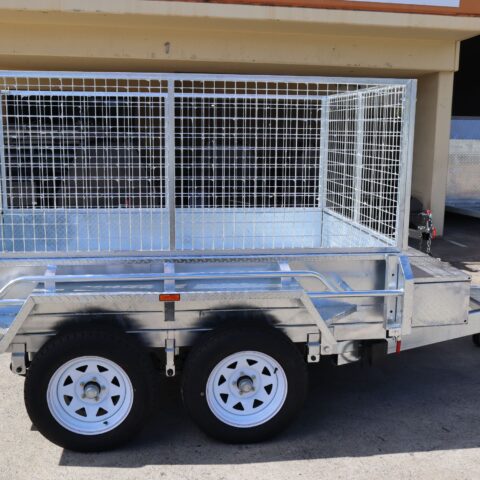 8×5 Galvanised Hydraulic Tipper Trailer | 3.5 Tonne | Rocker Roller Suspension — image 11