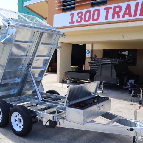 8×5 Galvanised Hydraulic Tipper Trailer | 3.5 Tonne | Rocker Roller Suspension — image 2