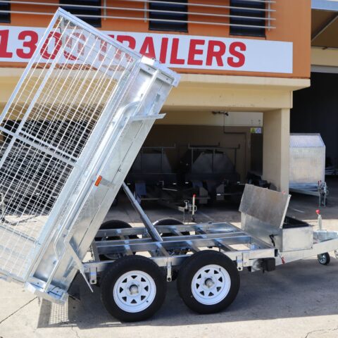 8×5 Galvanised Hydraulic Tipper Trailer | 3.5 Tonne | Rocker Roller Suspension — image 3
