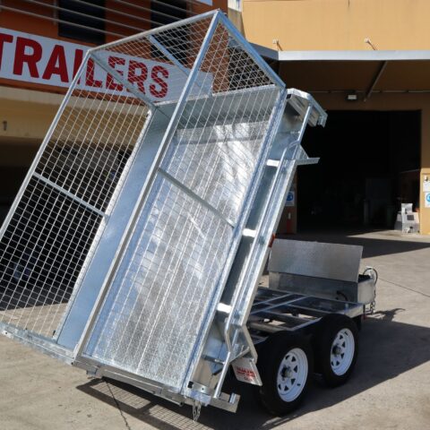 8×5 Galvanised Hydraulic Tipper Trailer | 3.5 Tonne | Rocker Roller Suspension — image 4