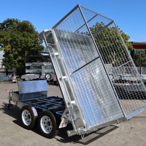 8×5 Galvanised Hydraulic Tipper Trailer | 3.5 Tonne | Rocker Roller Suspension — image 5