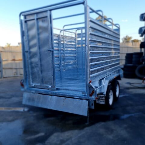 10x6 Galvanised Stock Crate Cattle / Livestock (3200KG 3.2Tonne ATM) Trailer For Sale Brisbane — image 4