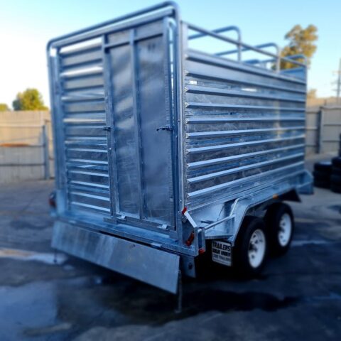 10x6 Galvanised Stock Crate Cattle / Livestock (3200KG 3.2Tonne ATM) Trailer For Sale Brisbane — image 5