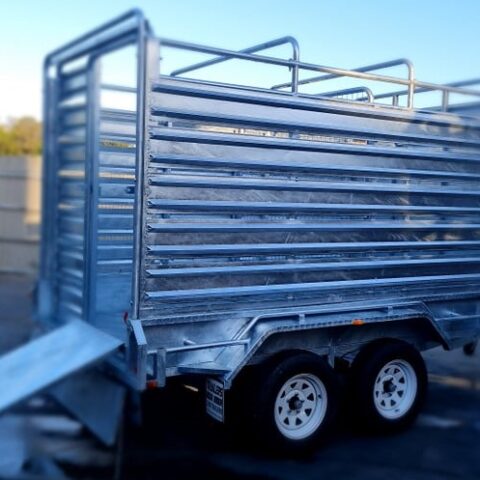 10x6 Galvanised Stock Crate Cattle / Livestock (3200KG 3.2Tonne ATM) Trailer For Sale Brisbane — image 6
