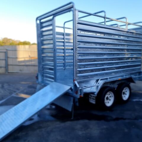 10x6 Galvanised Stock Crate Cattle / Livestock (3200KG 3.2Tonne ATM) Trailer For Sale Brisbane — image 7
