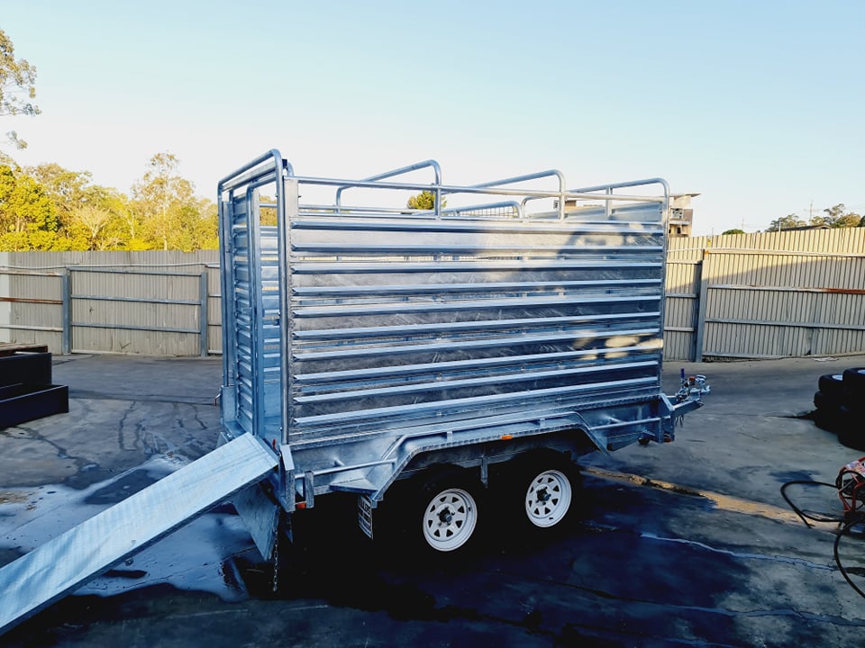 10x6 Galvanised Stock Crate Cattle / Livestock (3200KG 3.2Tonne ATM) Trailer For Sale Brisbane — image 9