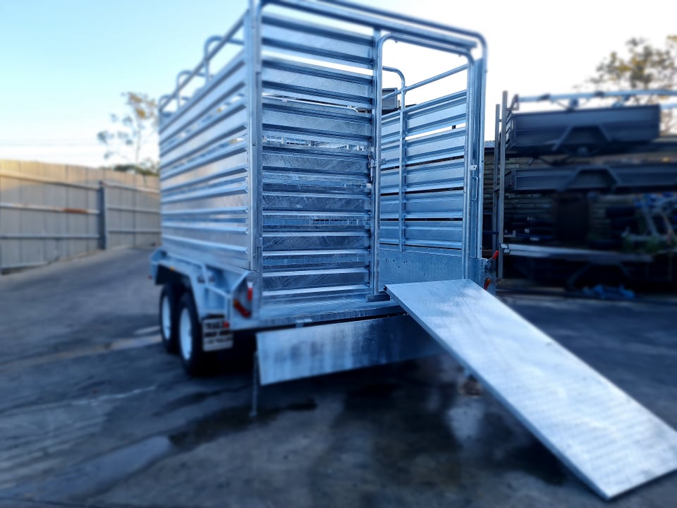 10x6 Galvanised Stock Crate Cattle / Livestock (3200KG 3.2Tonne ATM) Trailer For Sale Brisbane — image 11