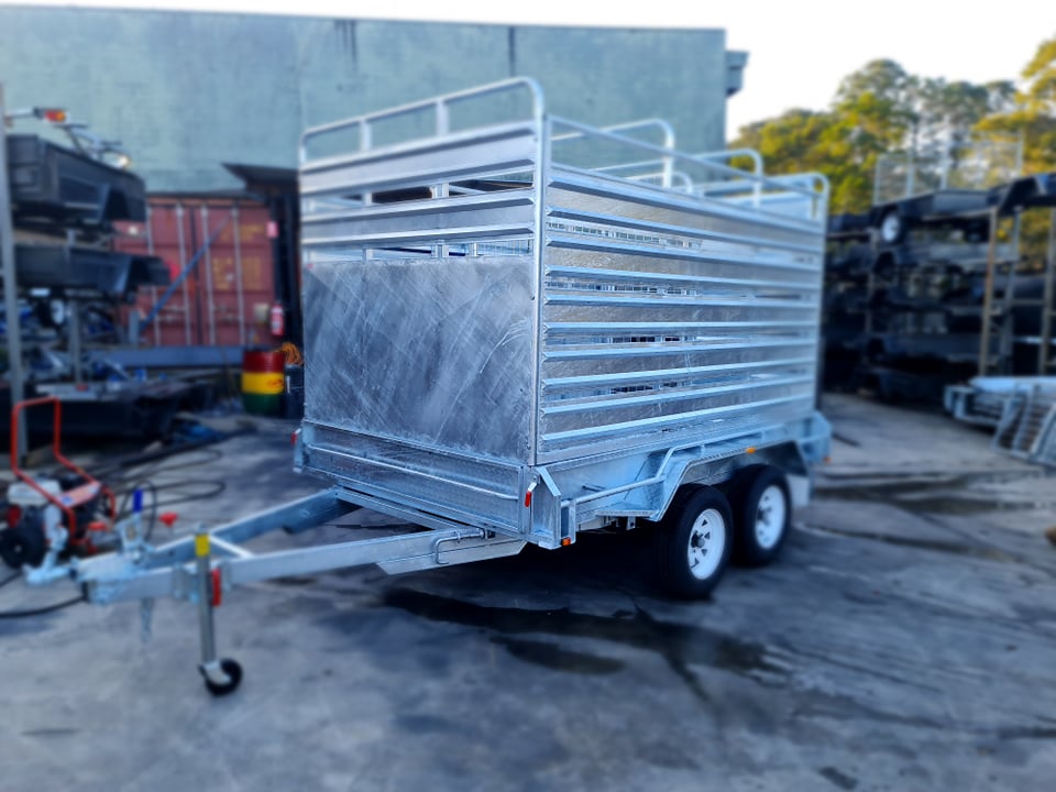 10x6 Galvanised Stock Crate Cattle / Livestock (3200KG 3.2Tonne ATM) Trailer For Sale Brisbane — image 12