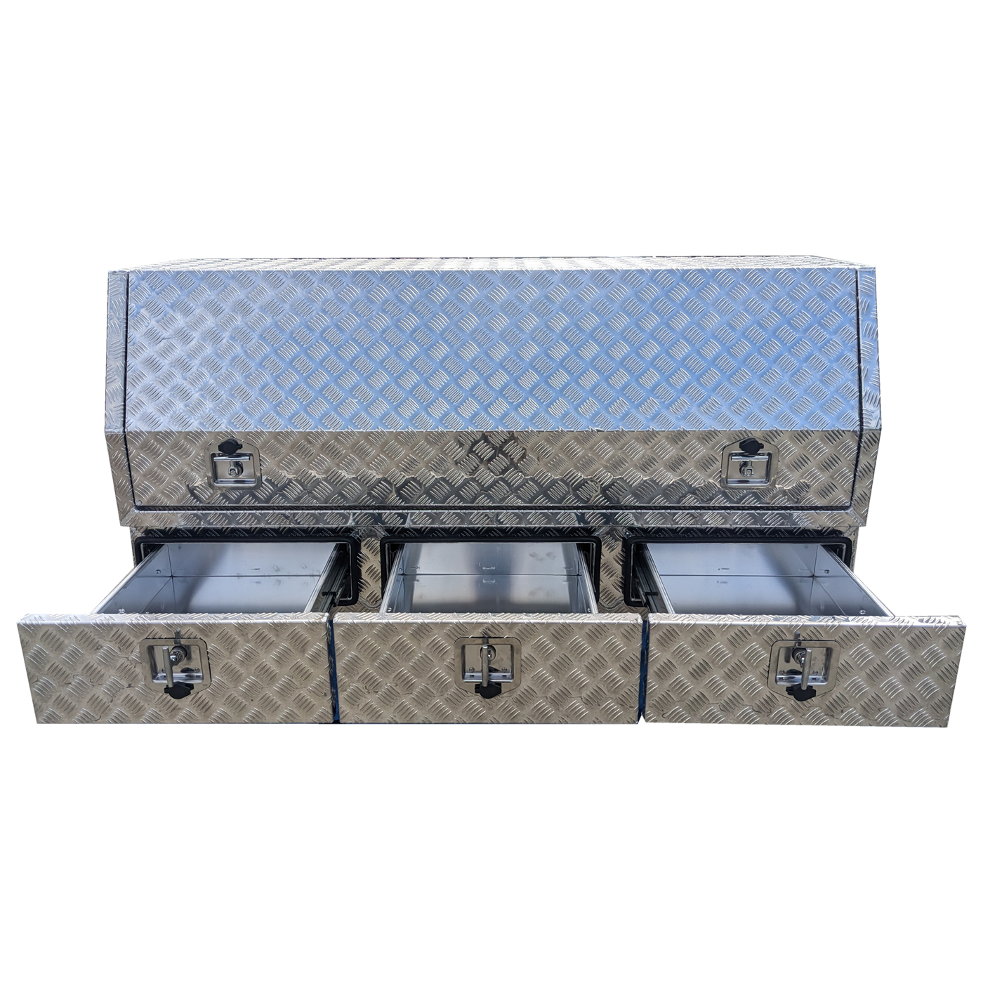 3 Drawers Heavy Duty Aluminium Toolbox for Sale for Ute Storage, Trailer Storage or Truck Storage — image 2
