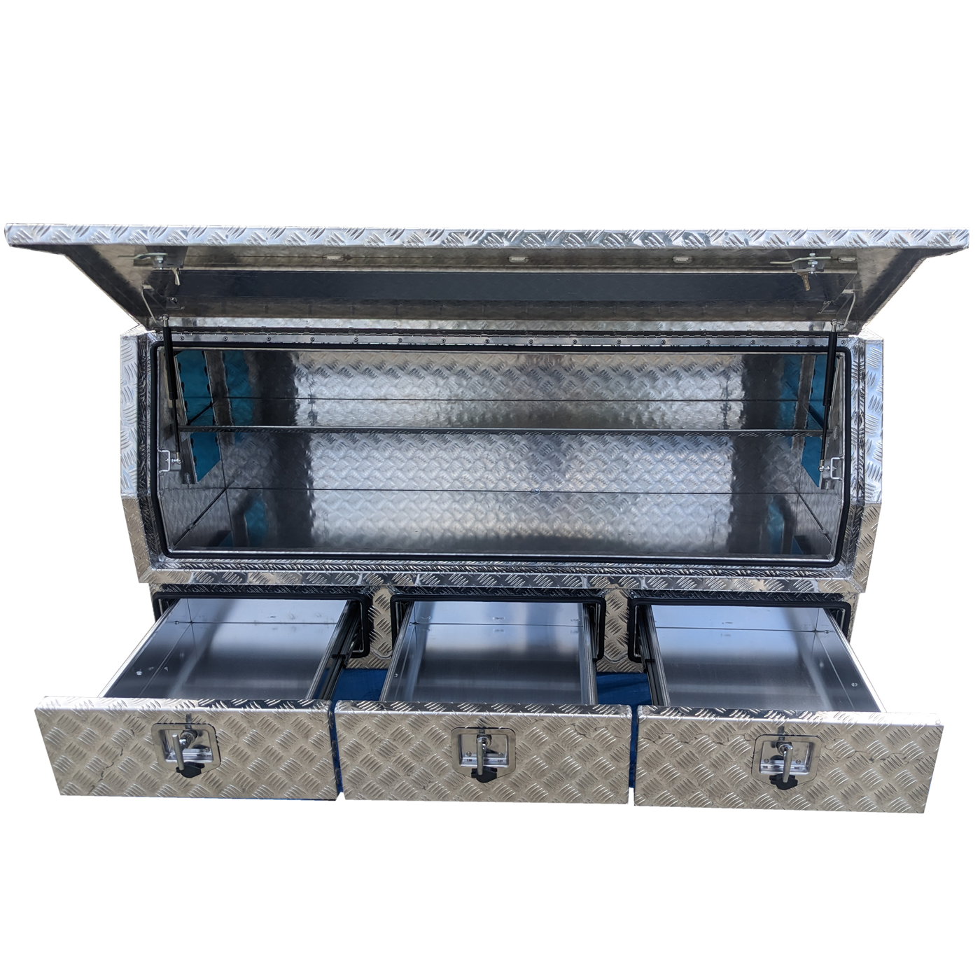 3 Drawers Heavy Duty Aluminium Toolbox for Sale for Ute Storage, Trailer Storage or Truck Storage — image 4